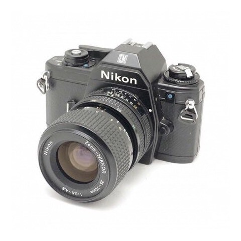 Máy Ảnh Nikon EM + Ống Kính Lens Nikkor Zoom 35-70mm f/3.5-4.8