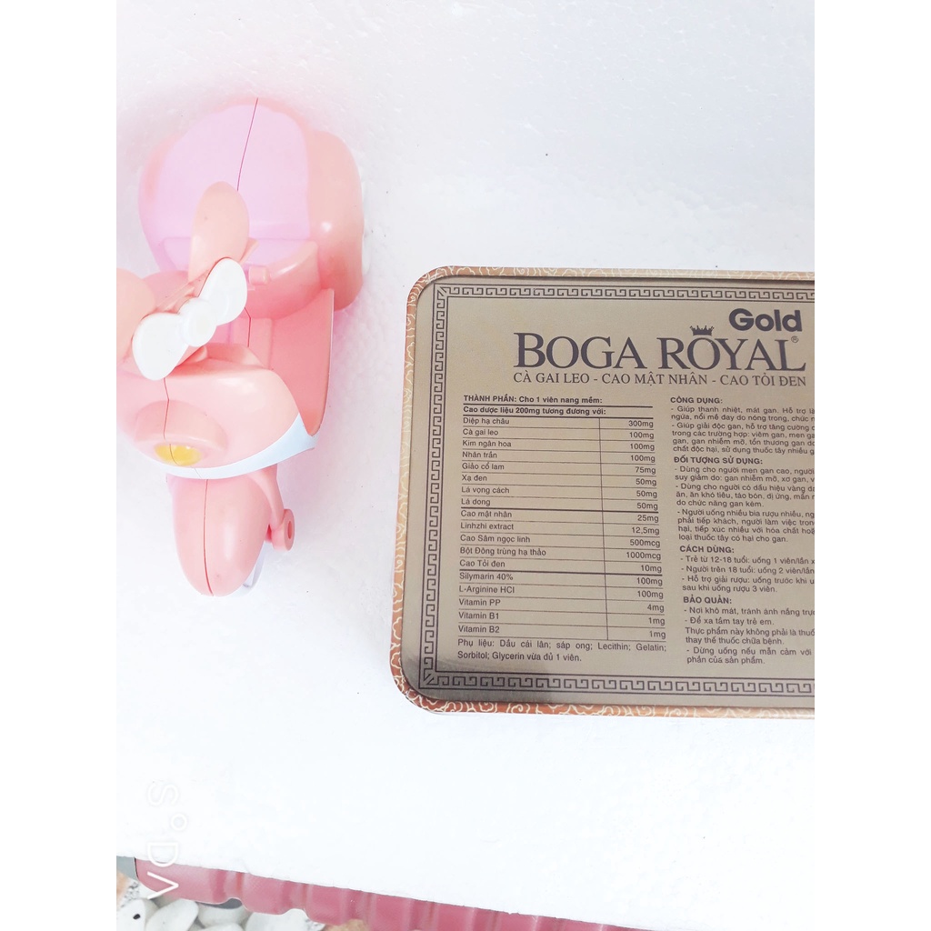 (CHÍNH HÃNG) Viên uống BOGA ROYAL giúp bảo vệ tế bào gan, mát gan, thanh nhiệt, giải độc