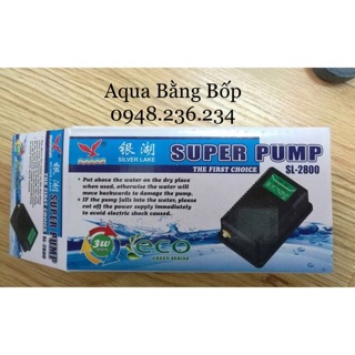 Máy sủi oxy 1 vòi Silver Lake SL-2800 cho bể cá cảnh