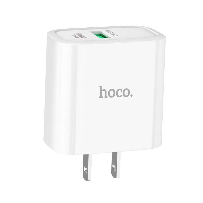 Bộ sạc nhanh hỗ trợ PD + QC3.0 Hoco C57-Hàng phân phối chính hãng