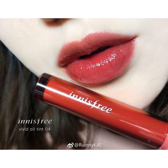 SON VIVID OIL TINT INNISFREE mẫu 2019