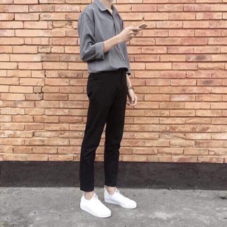 Quần tây đen Korea