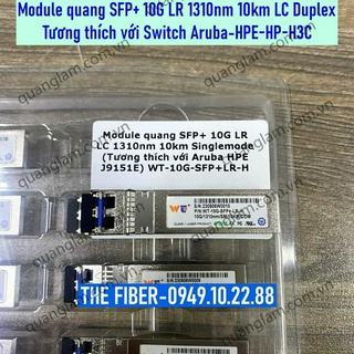 Module quang sfp+ 10g lr lc 1310nm 10km singlemode wt-10g-sfp+lr-h