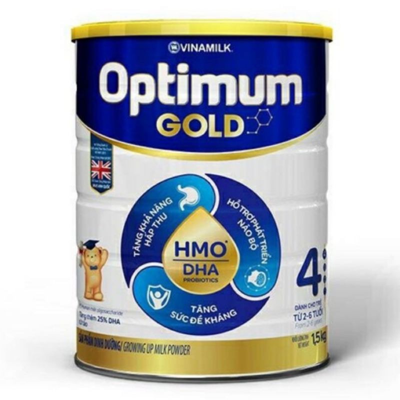 sữa bột optimum gold 4 lon 1,5kg