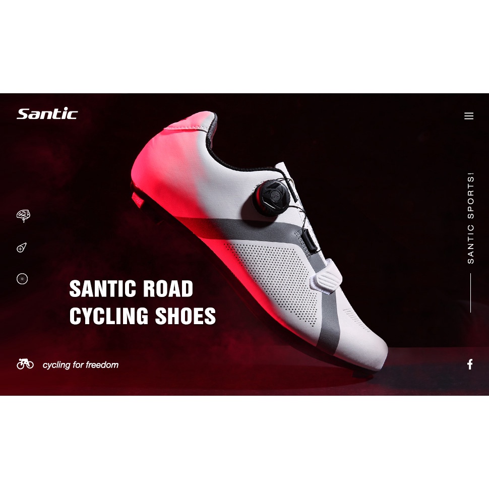 Santic Giày Đạp Xe Nam Đường Đi Xe Đạp Cleats Giày Tương Thích SPD Xe Đạp Cleats Giày Thoáng Khí Giày Đạp Xe Nữ KS20019