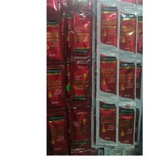 Dây dầu gội/ dầu xả Treseme keratin smooth 10 gói x 7g