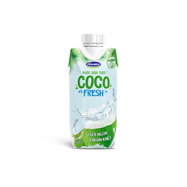 Nước dừa tươi Cocofresh Vinamilk 330ml chỉ bán từ 24 hộp trở lên