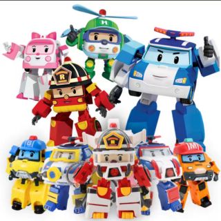 Giá sale - Set 6 nhân vật policar biến hình cỡ lớn