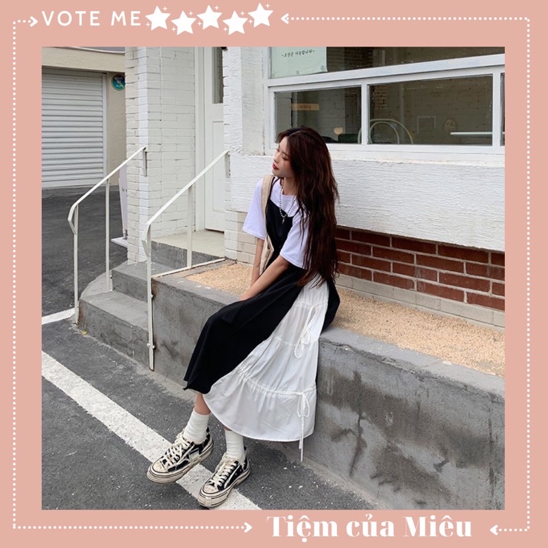 SET VÁY YẾM 2 LỚP + CROPTOP | BigBuy360 - bigbuy360.vn