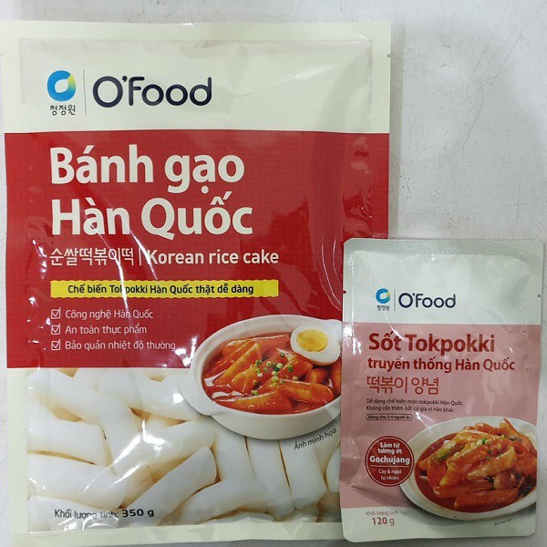 Topokki Hàn Quốc 🔥SIÊU HOT🔥 bánh gạo cay vị truyền thống OFood 140g