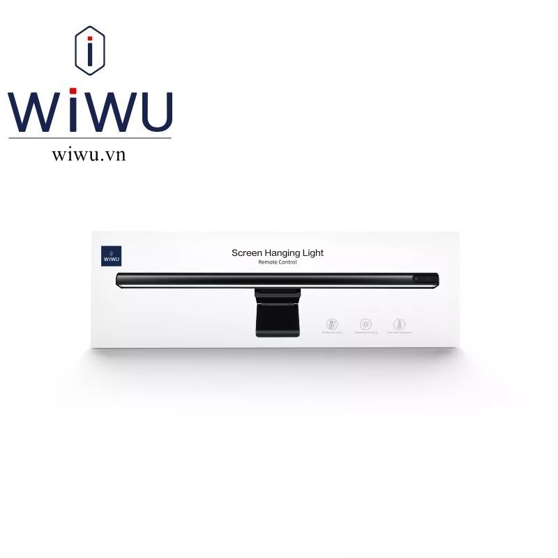 Đèn Led WIWU Screen Hanging Light treo kẹp màn hình máy tính bảo vệ mắt , đọc sách bạn đêm . kèm điều khiển từ xa