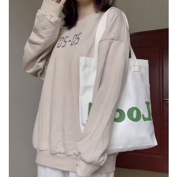 Áo sweater Nỉ - Nam Nữ Unisex - phong cách Ulzzang, Form Rộng Tay Bồng - Chất Nỉ Bông Hàng Xuất Dày Đẹp | BigBuy360 - bigbuy360.vn