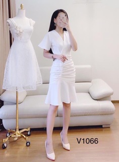 Đầm trắng đuôi cá