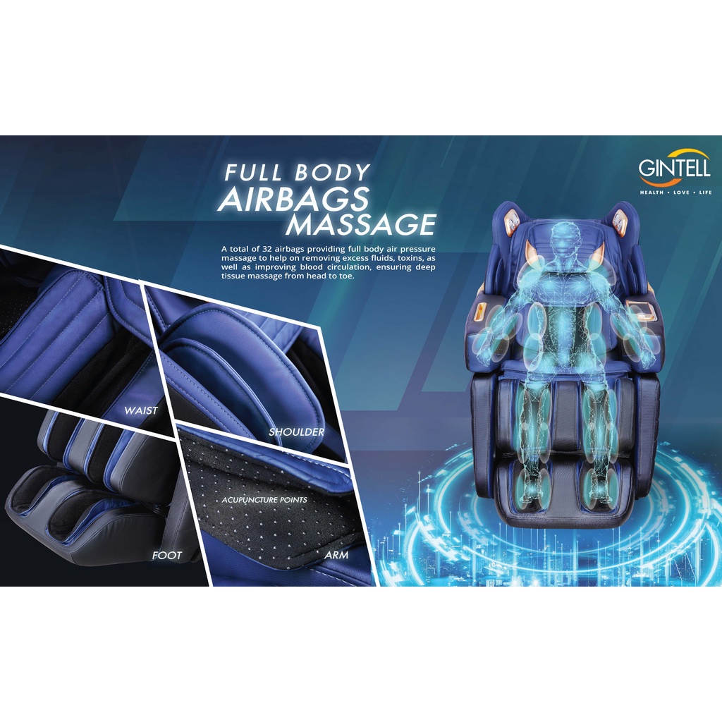 Ghế Massage Toàn Thân GINTELL - S7 SUPERCHAIR