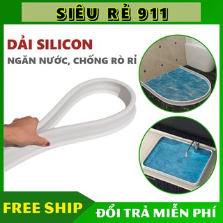 Thanh silicon để chặn tràn nước nhà tắm - tùy chọn kích thước (đơn vị 1 là 20cm)