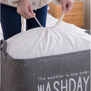 [Ưu đãi] Túi Đựng Đồ Khung Sắt Washday 100 Lít
