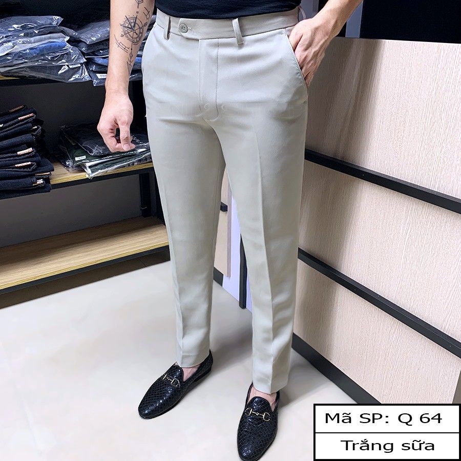Quần tây nam vải co giãn (ỐNG CÔN CÔNG SỞ - CO DÃN CHỐNG NHĂN GIỮ FORM) | BigBuy360 - bigbuy360.vn