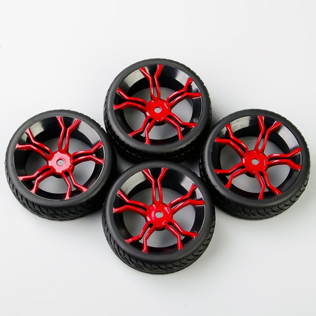 Bộ 4 Bánh Xe Đồ Chơi Hsp Hpi Rc 1 : 10