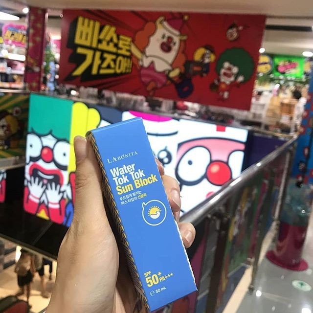 Kem Chống Nắng Labonita Water TokTok Sun Block SPF50+ Hương Tthơm Dịu Nhẹ đặc trưng | BigBuy360 - bigbuy360.vn