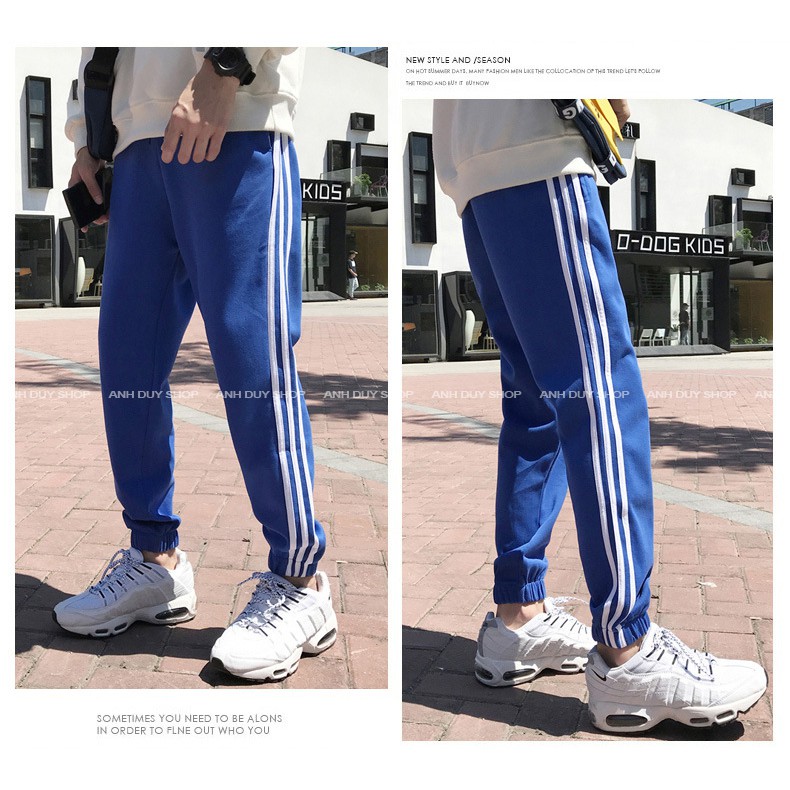 Quần Jogger Nam Nữ 3 Sọc Đủ Màu Đủ Size Phong Cách Thể Thao Năng Động Cá Tính Unisex ANH DUY SHOP JG05