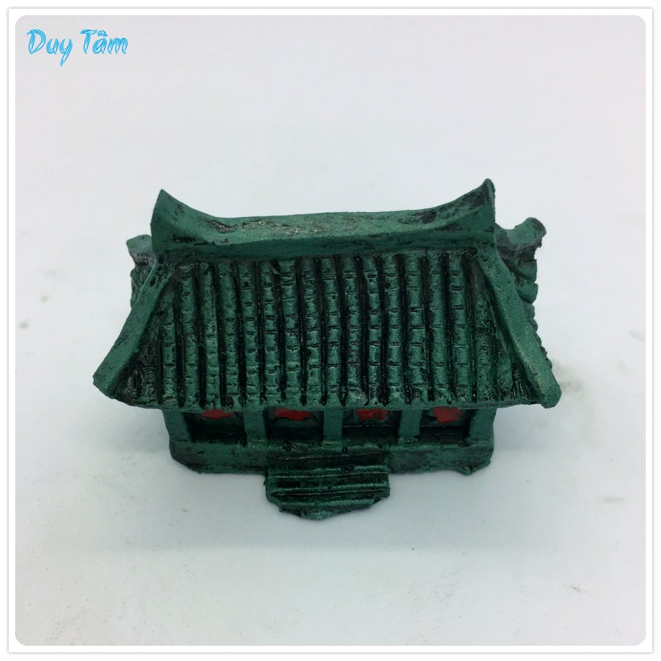 Tiểu cảnh bể cá, hồ cá, bán cạn, thủy sinh, non bộ, trang trí terrarium, sen đá, bonsai. TC008- Mô hình nhà mini.