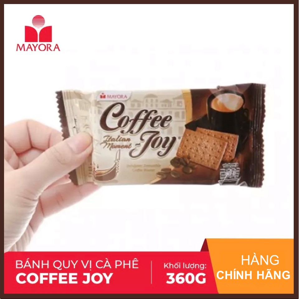 [HCM]Bánh Cà phê Coffee Joy Hộp giấy 360g Tặng Bánh Superstar 108Gram