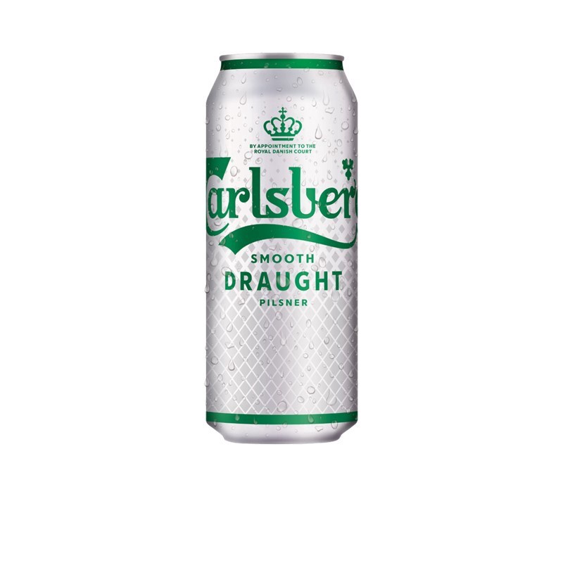 Bia Carlsberg Premium Smooth lon - lốc 6 lon 500ml