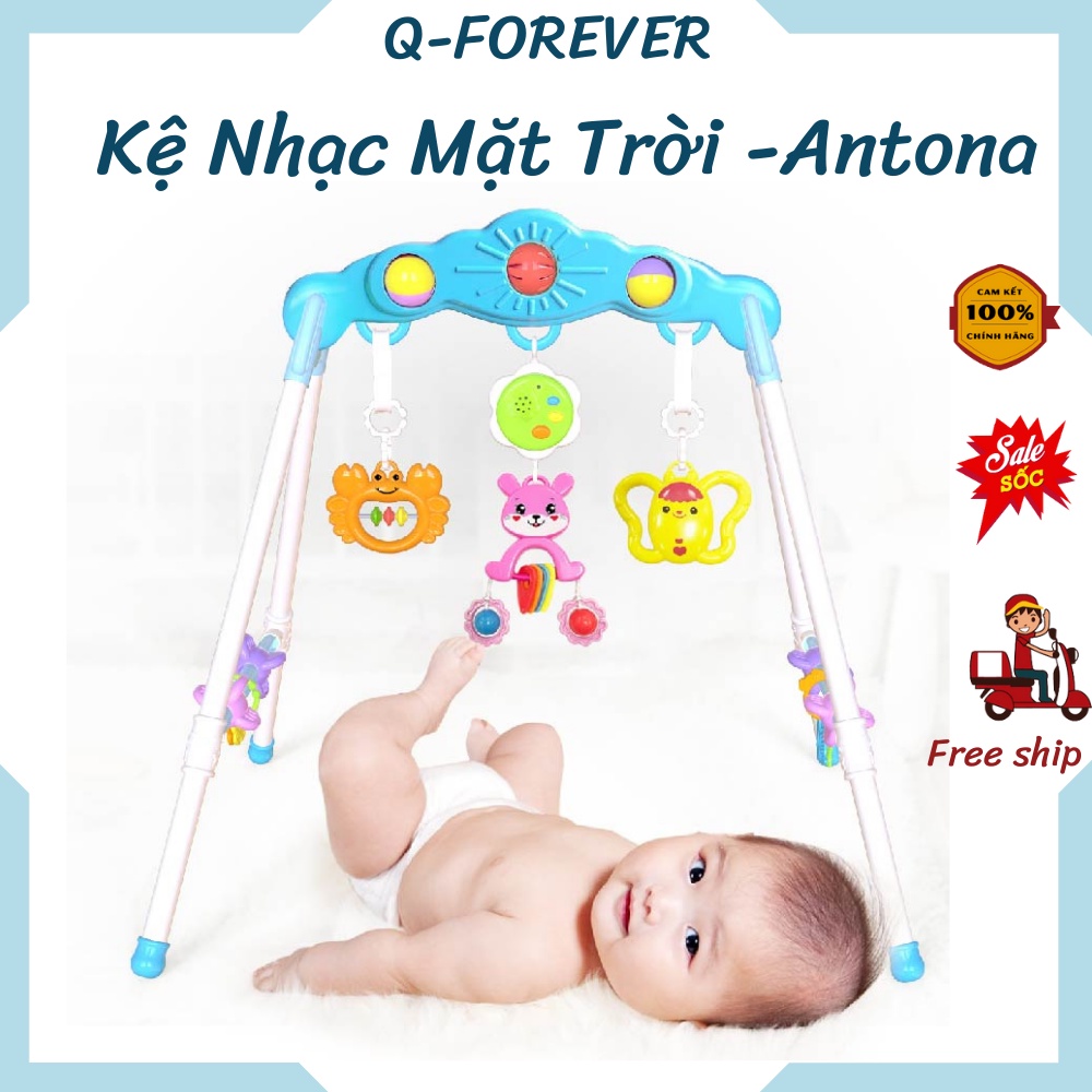 [Giá Sốc+ Free ship] Kệ Nhạc Chữ A Mặt Trời đồ Chơi Cao Cấp cho bé - Chính hãng ANTONA  Made in Việt Nam .Q-FOREVER .