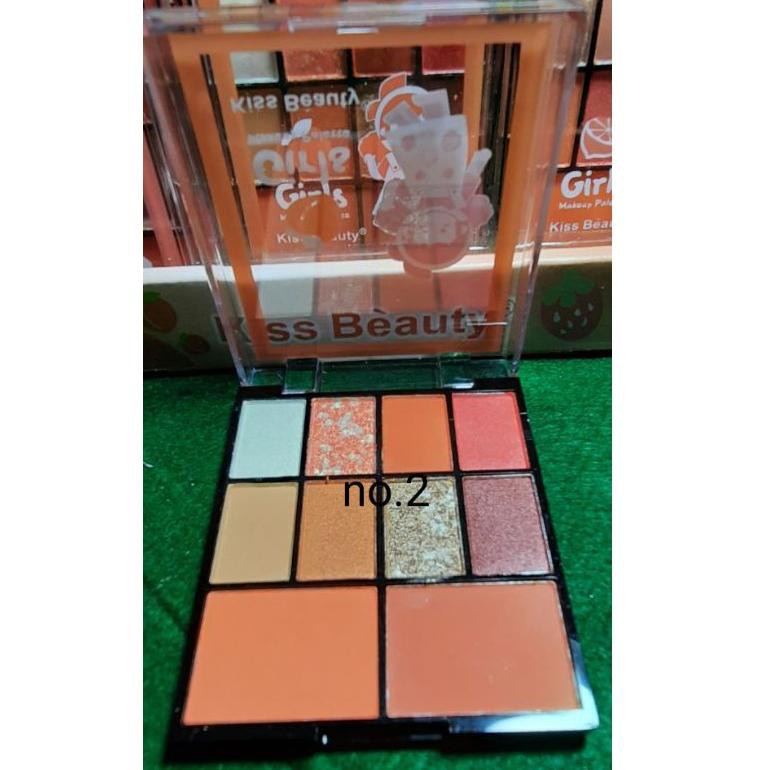 (hàng Mới Về) Bảng Phấn Mắt Kiss Beauty 87123 Qh95 Dành Cho Nữ | BigBuy360 - bigbuy360.vn