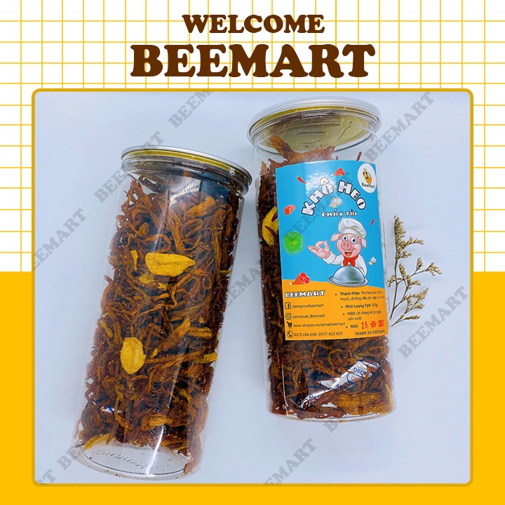 Khô heo cháy tỏi Beemart hũ 300g - Ăn vặt Hà Nội | BigBuy360 - bigbuy360.vn