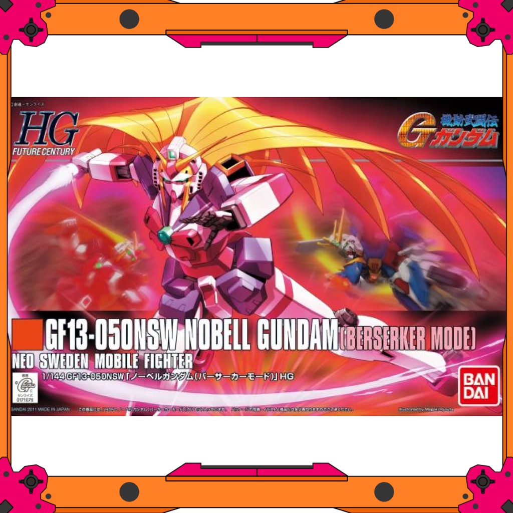 Mô hình lắp ráp Gundam HG FC Nobell Gundam - Berserker Mode