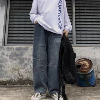 [ORDER TAOBAO]  Quần Bò Suông Nam Nữ Hàng Qc