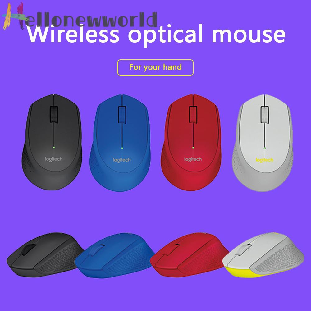 Hellonewworld Logitech M280 Wireless Optical Mouse Computer PC Receiver Cordless Mice