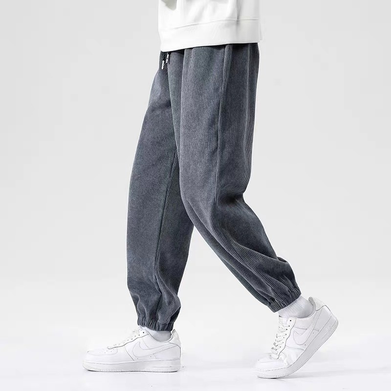 Quần jogger chất liệu nhung tăm 98WEAR , quần dáng nam nữ UNISEX len tăm mồm mại dễ phối đồi với 4 màu cơ bản