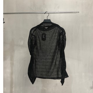 COCO SIN - Áo Sheer Đen Phối Hạt Sequin