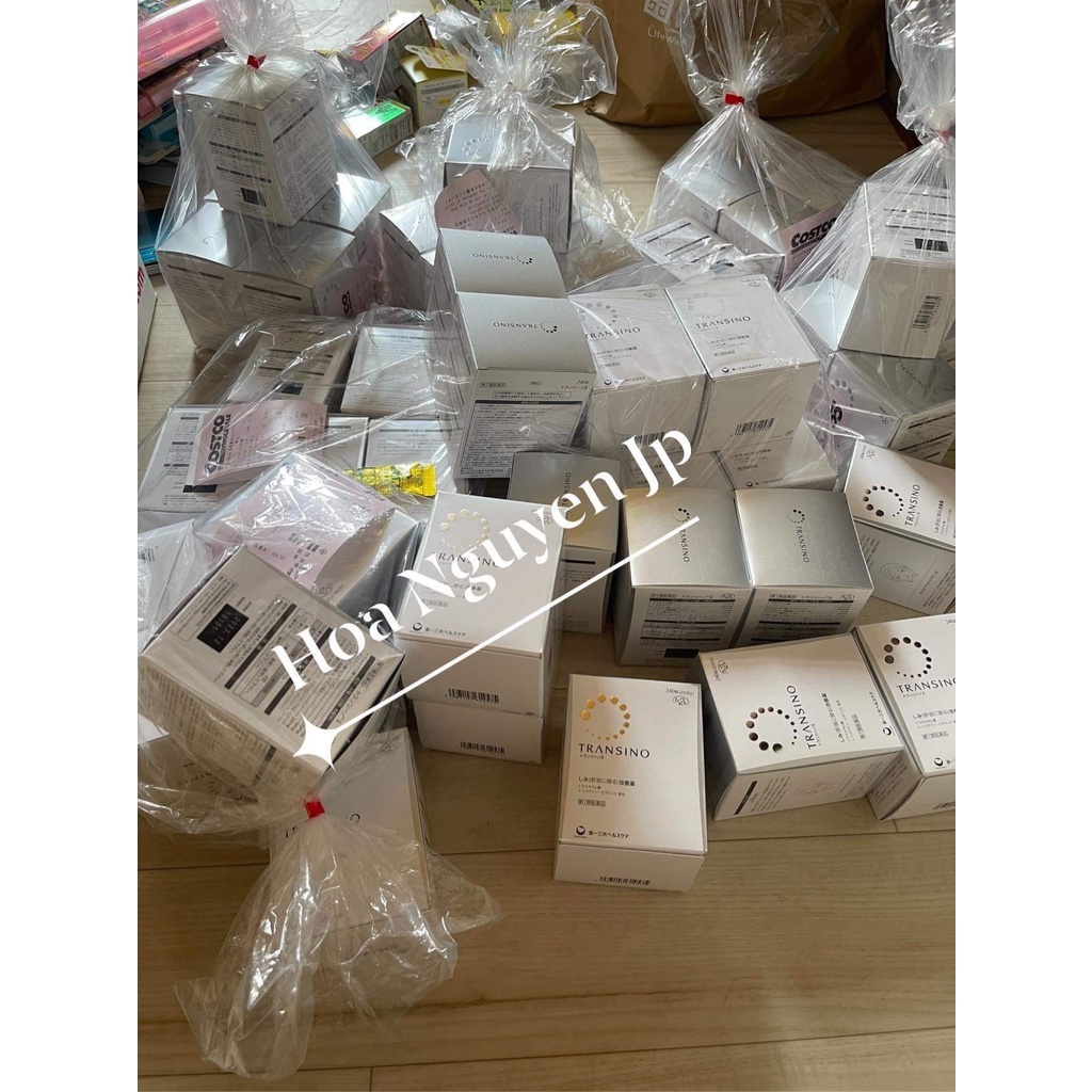 Viên Uống Trắng Da Transino Viên Uống Trắng Da Mờ Nám Transino Mẫu Trắng 240 Viên Nhật Bản Có Bill