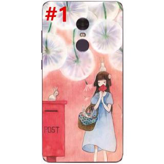 Cute Dandelion Girl Back Cover Xiaomi Redmi Note4/Note 4X/Note 5 Pro Soft Case