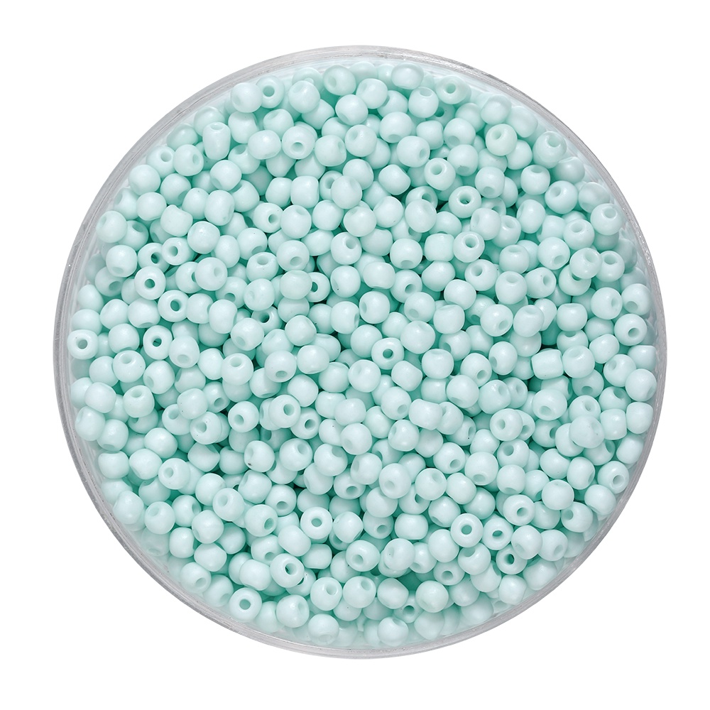 Hạt Xâu Làm Trang Sức Bằng Thủy Tinh Macaron Dễ Thương 2-3mm 1200 Cái