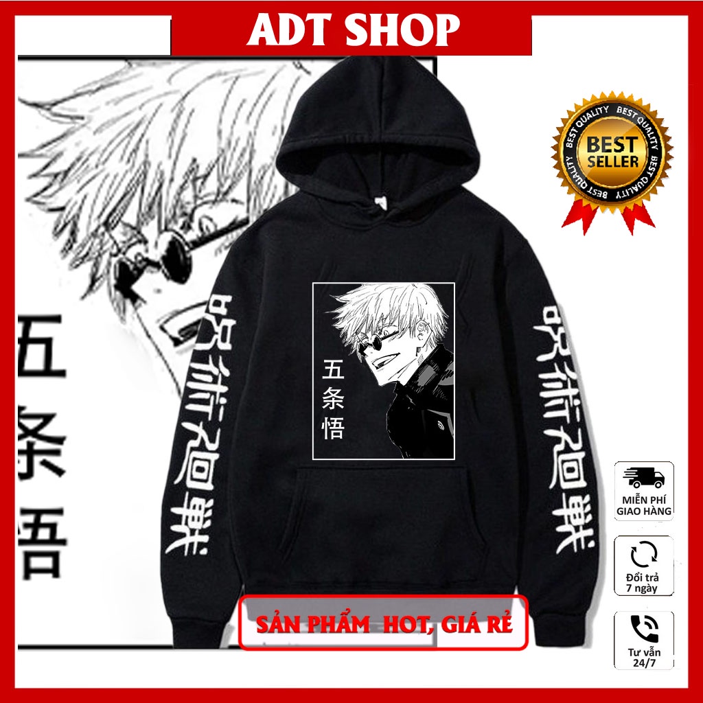 Áo Hoodie Jujitsu Kaisen Sukuna Satoru Gojo Itadoria manga độc đẹp giá rẻ