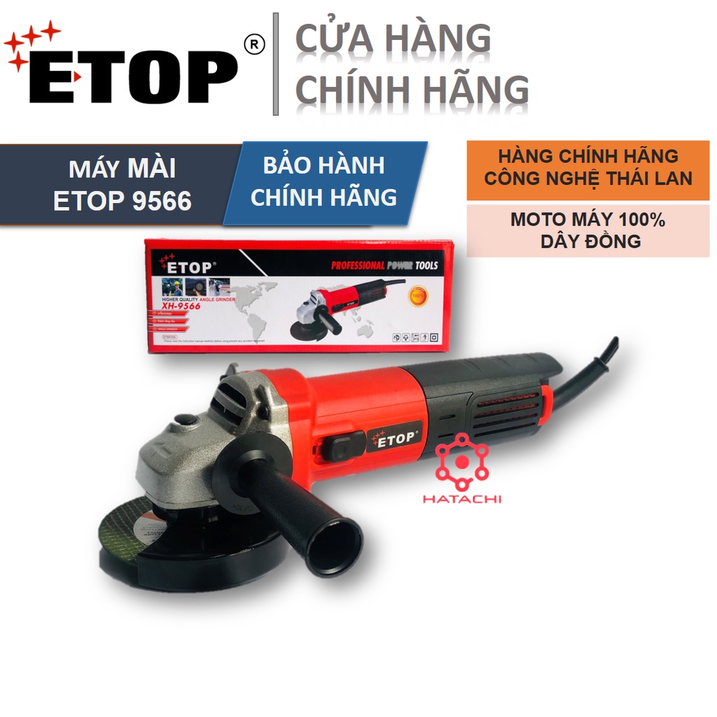 Máy mài | ETOP 9523 - CÔNG NGHỆ CHỐNG NÓNG | Công suất 850W