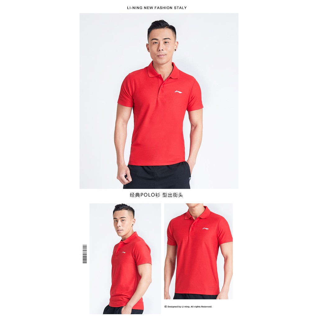 Áo thun polo nam thể thao Li-Ning nam_APLN399 | WebRaoVat - webraovat.net.vn