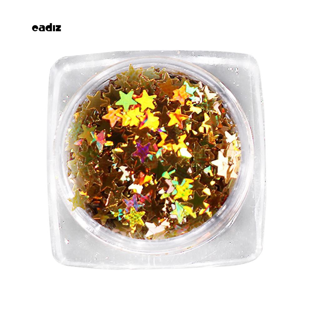 Kim tuyến hình ngôi sao trang trí móng tay nghệ thuật 3mm