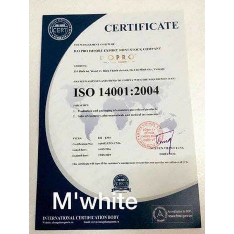 Kem Tẩy Lông Mwhite D.O.Pro