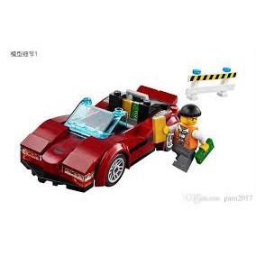 Lắp Ráp Xếp Hình not Lego City 60138, Lepin 02018 , bela 10656 : Cuộc truy đuổi tốc độ cao.