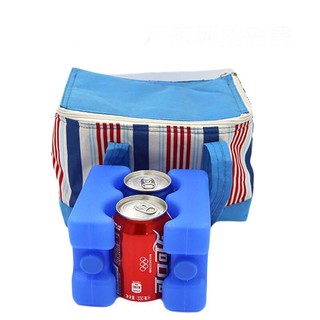 Set 2 thanh Đá khô 2 sóng 1 mặt phẳng giữ lạnh sữa thực phẩm tới 8 tiếng ( bỏ được quạt điều hòa)