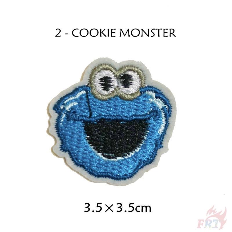 &gt; Ready Stock &lt; ☸ Sesame Street S-3 Patch ☸ 1Pc Diy Sew On Iron On Badges Patch