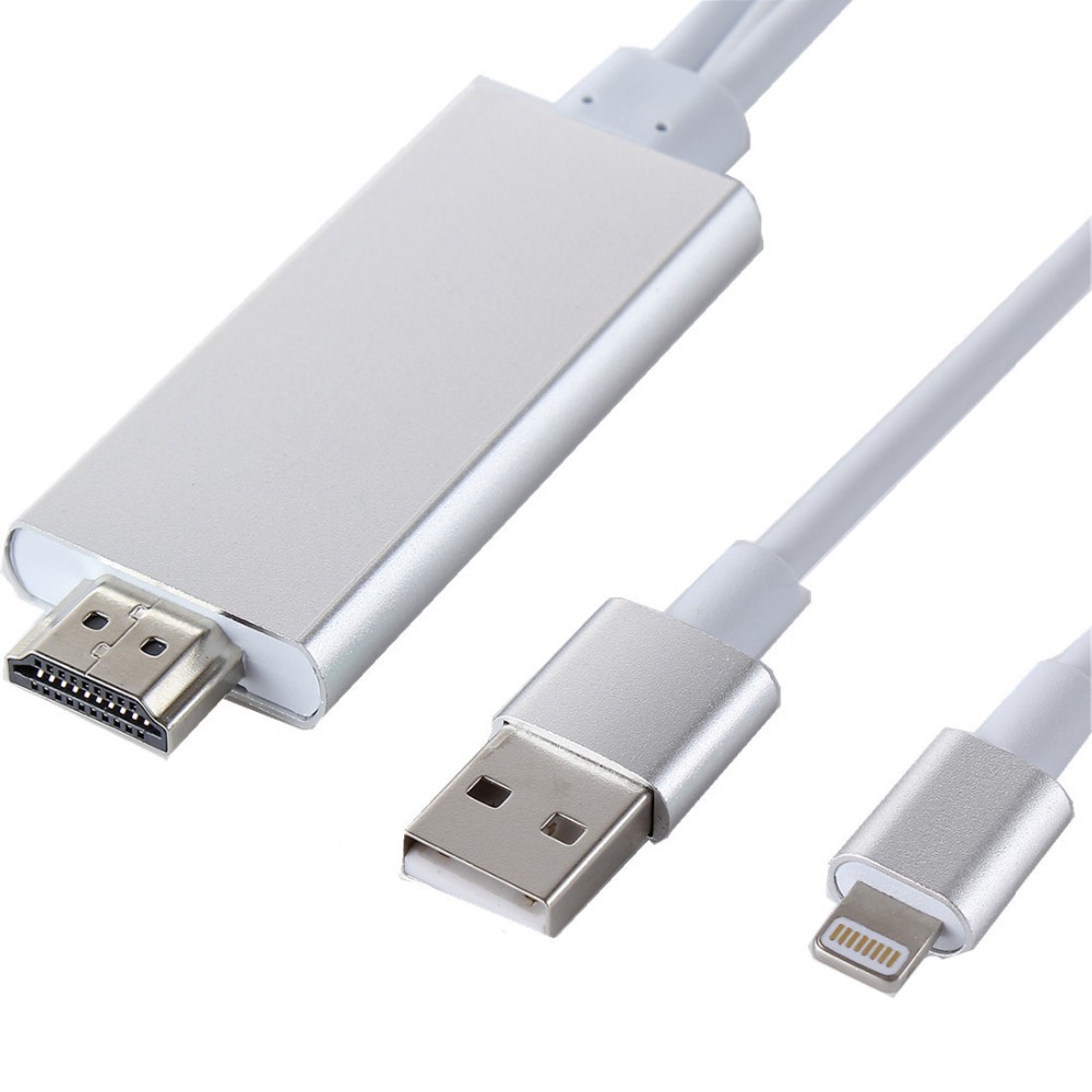 Cáp HDMI từ iphone, sam sung chuyển TIVI dùng IOS, Android dài 2m