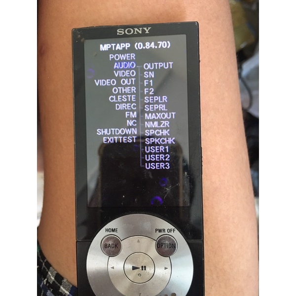 Máy nghe nhạc sony walkman A845 16g