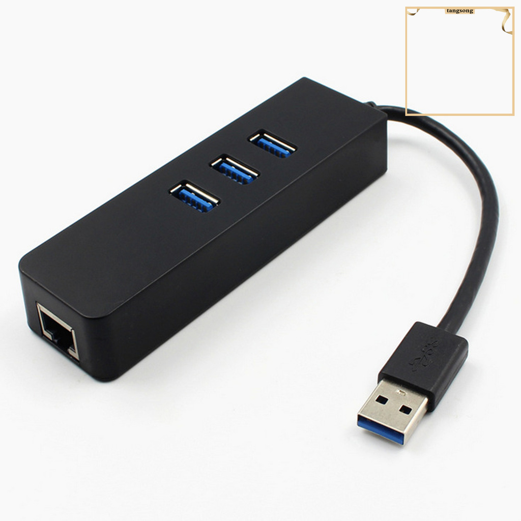 Cáp Chuyển Đổi 3 Cổng Usb 3.0 Gigabit Ethernet Lan Rj45