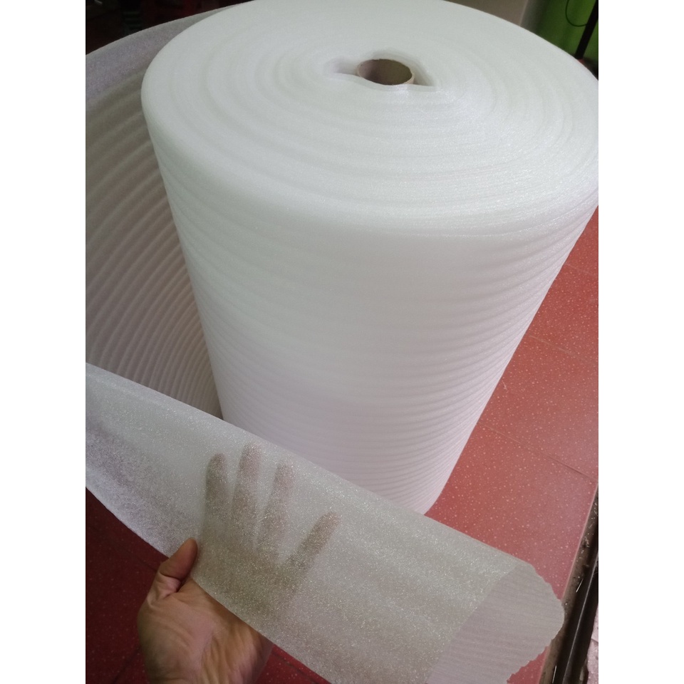 Mút Xốp PE Foam Dày 3mm Khổ 1m dài 100m Bọc Gói Hàng Chống Va Đập Lót Hàng Hóa